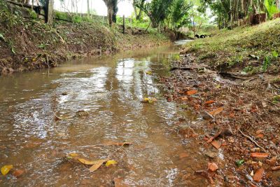 notícia: Prefeitura de Benevides limpa todos os igarapés do município 