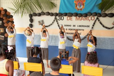 notícia: Escolas Municipais de Benevides celebram a importância do 30 de março