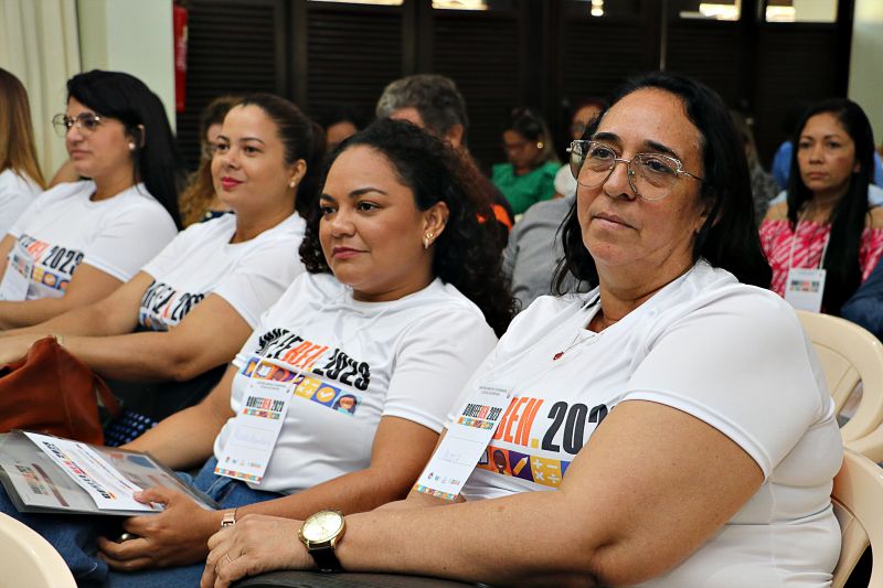 CONFERÊNCIA MUNICIPAL DE EDUCAÇÃO CONFEBEM <div class='credito_fotos'>Foto: Márcio Souza &nbsp;&nbsp;|&nbsp;&nbsp; <a href='/midias/2023/originais/7706_8e298e82-5fda-e43d-405d-4a0eaef705a0.jpg' download><i class='fa-solid fa-download'></i> Download</a></div>