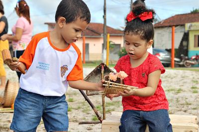 notícia: Semana Mundial do Brincar movimenta crianças da Rede Municipal de Ensino de Benevides