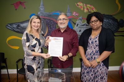 notícia: Benevides assina termo de cooperação técnica para transporte coletivo metropolitano. 