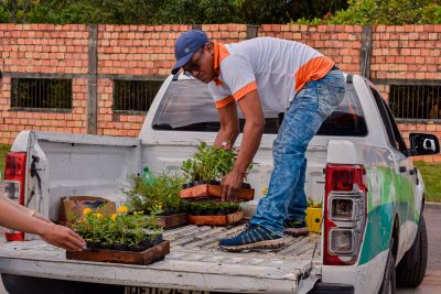 galeria: PLANTIO CMEI FLORESCER