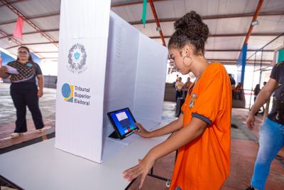 notícia: Alunos da Rede Municipal de Ensino de Benevides escolhem seus representantes de turma exercendo a democracia 