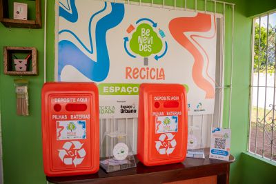 galeria: ENTREGA DE LIXEIRAS PARA RECICLAGEM DE PILHAS