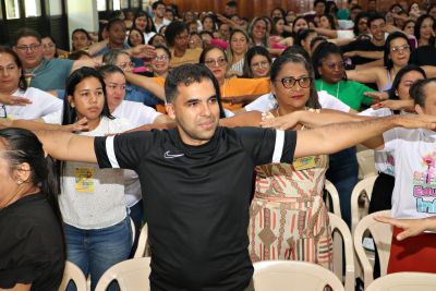 notícia: Ciclo Formativo para profissionais da educação inicia com os Assistentes Técnicos Educacionais (ATE), da Rede Municipal de Ensino de Benevides 
