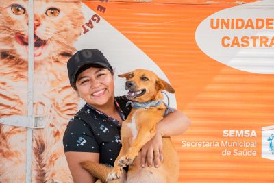 notícia: Castramóvel leva castração gratuita para cães e gatos no bairro Paricatuba