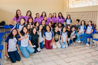 notícia: Papo de Moças inicia atividades nas escolas estaduais de Benevides