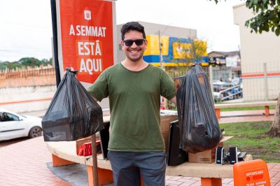 notícia: Ação Descarte Correto de Resíduos Eletrônicos é realizada em Benevides