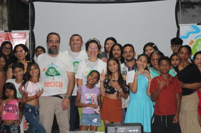 notícia: Recicla Cine Arte leva noções de educação ambiental para crianças 