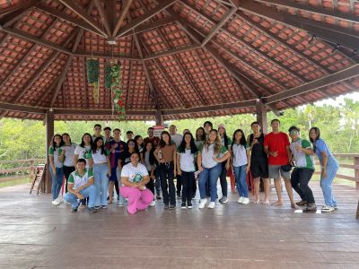 notícia: Benevides recebe estudantes do IFPA em visita técnica ao Programa Benevides Recicla