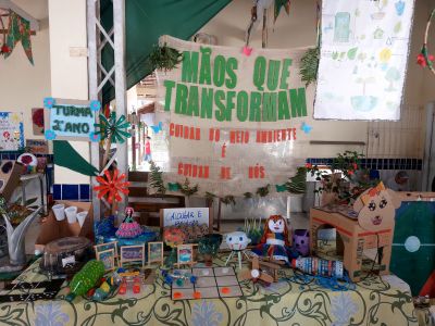 notícia: Fortalecimento da consciência ecológica é foco do Projeto “Mãos que Transformam”, realizado na Escola Madressilva 