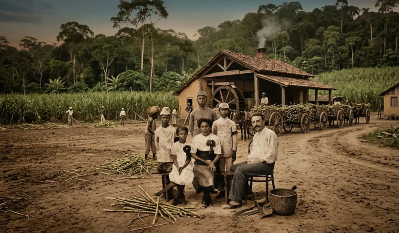 Reprodução de foto histórica feita com uso de IA