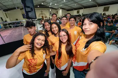 notícia: Prefeitura reúne centenas de alunos em aulão inaugural do Aprova Benevides