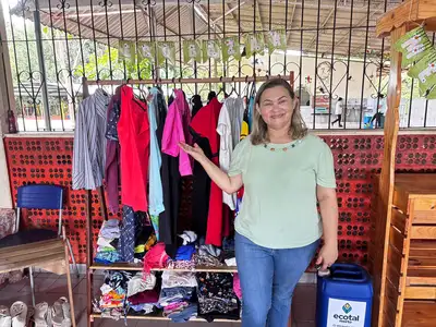 notícia: Eco mercadinho e Eco bazar incentivam a sustentabilidade entre alunos em Benevides